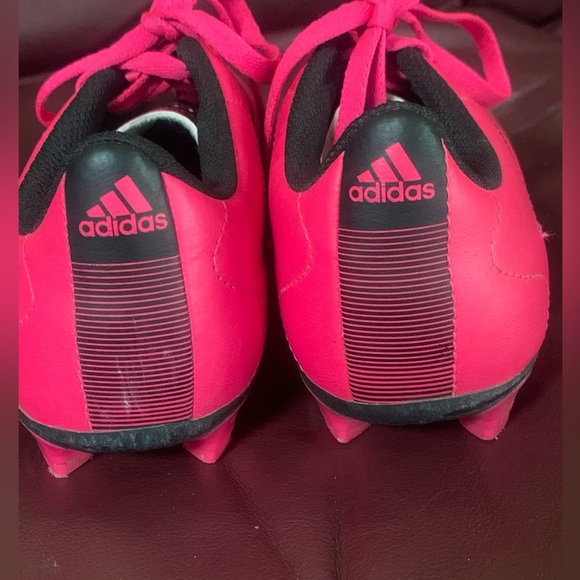 Adidas Pink Goletto VIII FG Child Lace-Up Soccer Cleats; Size 4.5 SGC - Picture 4 of 9